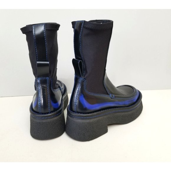 E8 by Miista for Free People Amarah Ankle Boots in Black Blue - Picture 3 of 5